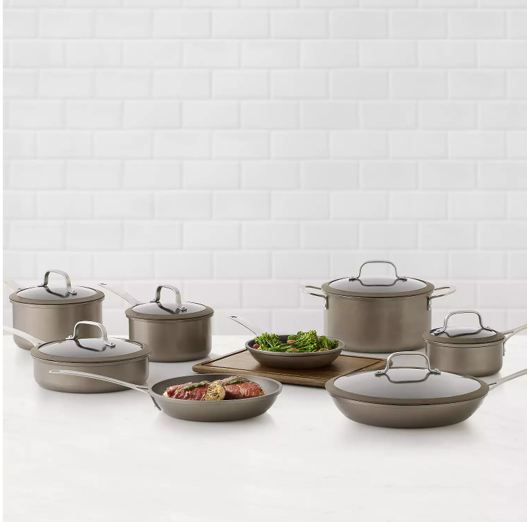 Food Network™ 14-pc. Textured Titanium Nonstick Cookware Set