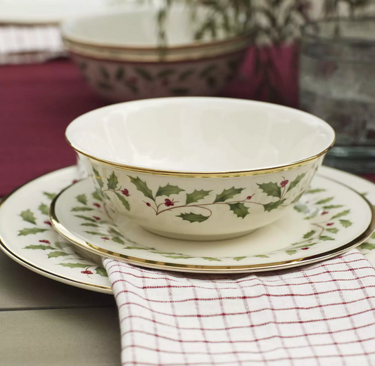 Lenox Holiday 12-Piece Plate & Bowl Set