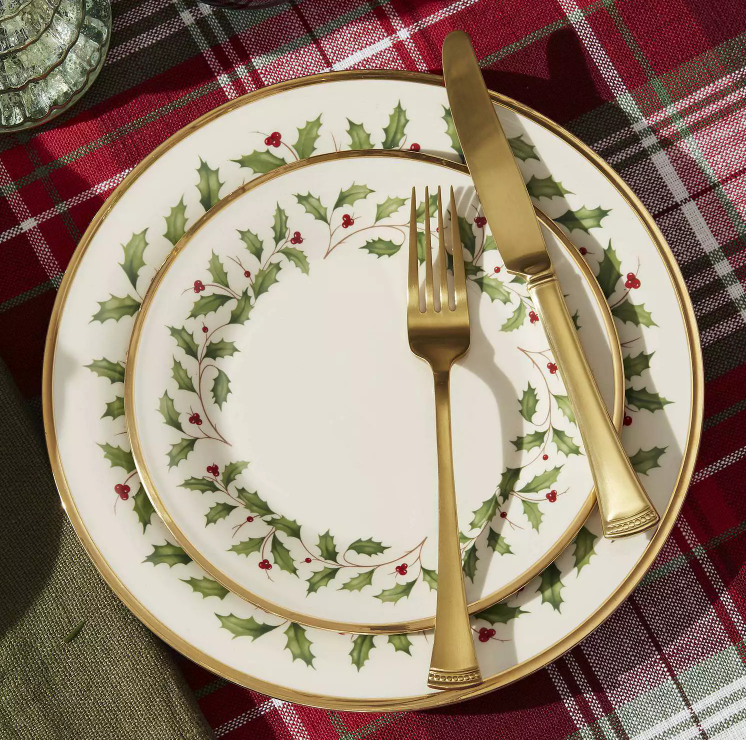 Lenox Holiday 12-Piece Plate & Bowl Set