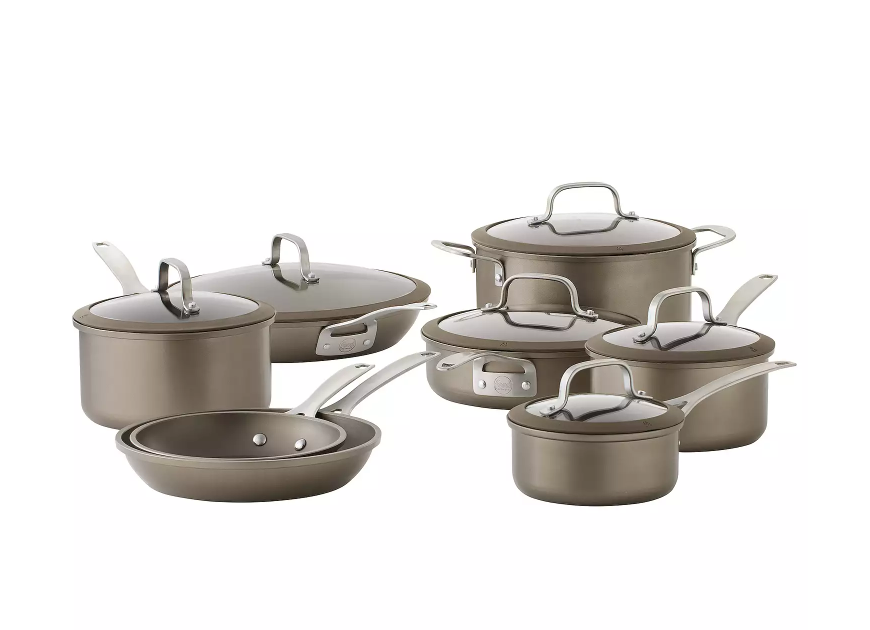 Food Network™ 14-pc. Textured Titanium Nonstick Cookware Set